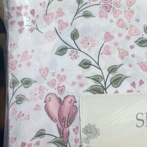 THE FARMHOUSE Rachel Ashwell Shabby Chic Love Birds Hearts KING Size Sheet Set